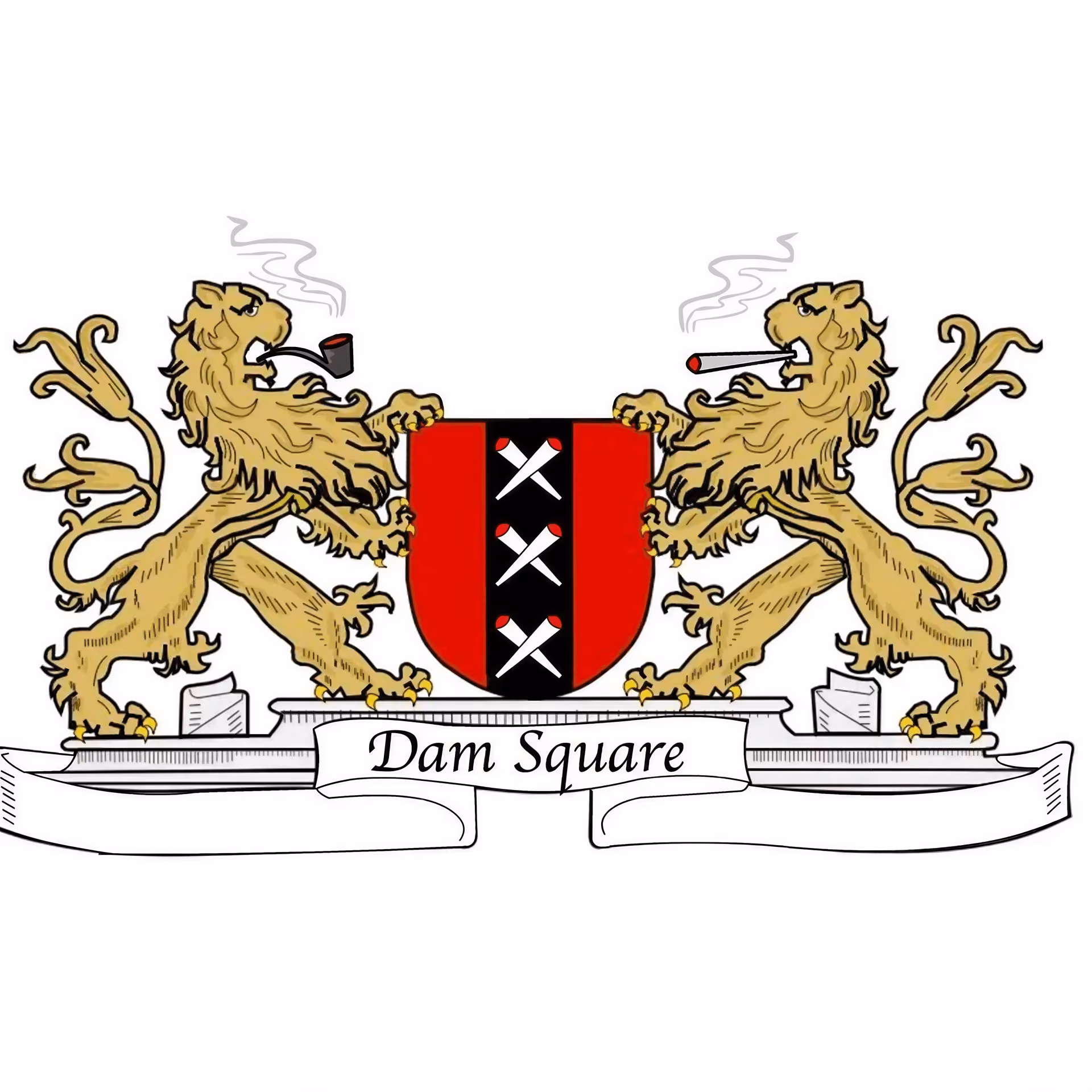 Cannabis Social Club Dam Square em Barcelona logótipo