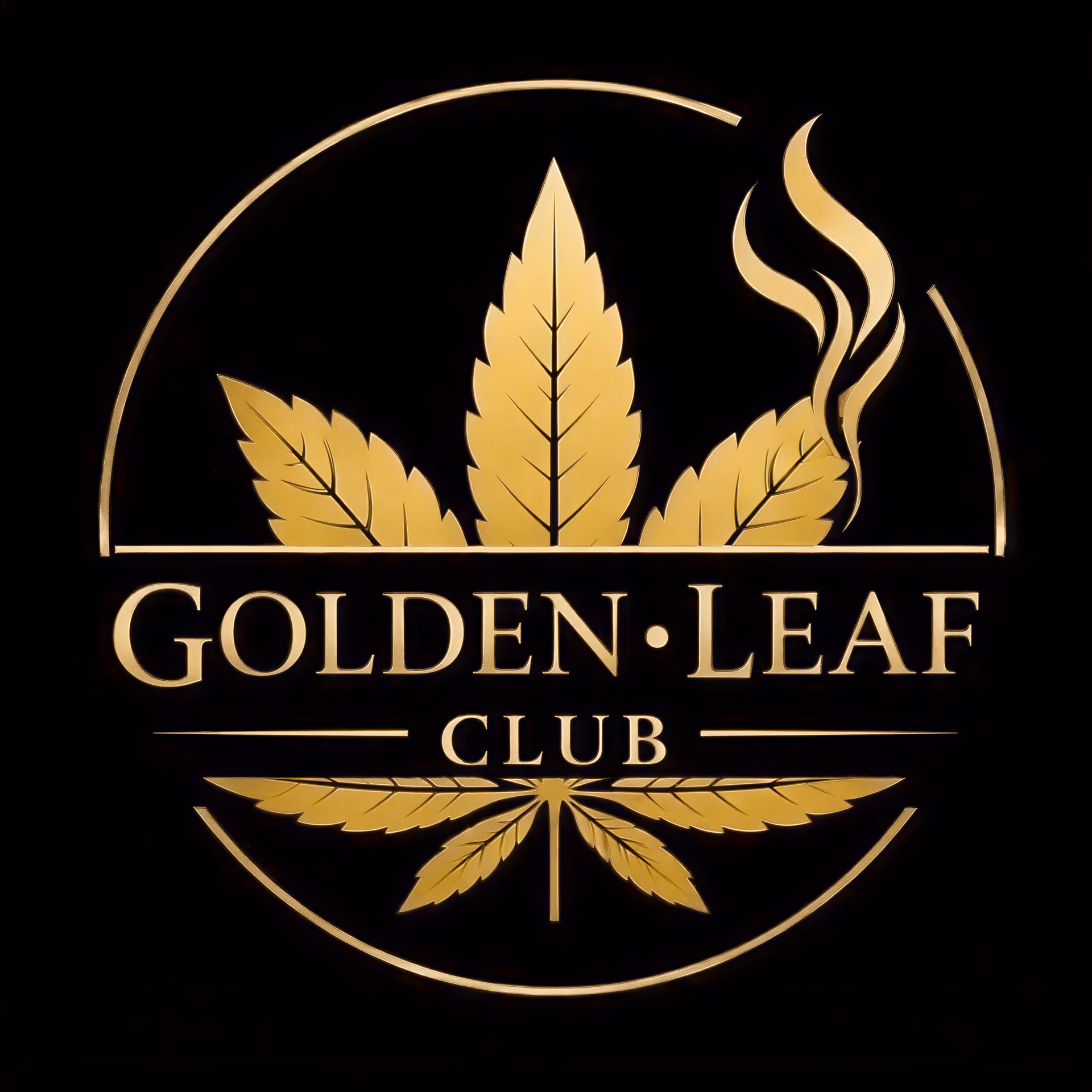 Cannabis Social Club Golden Leaf Club logo
