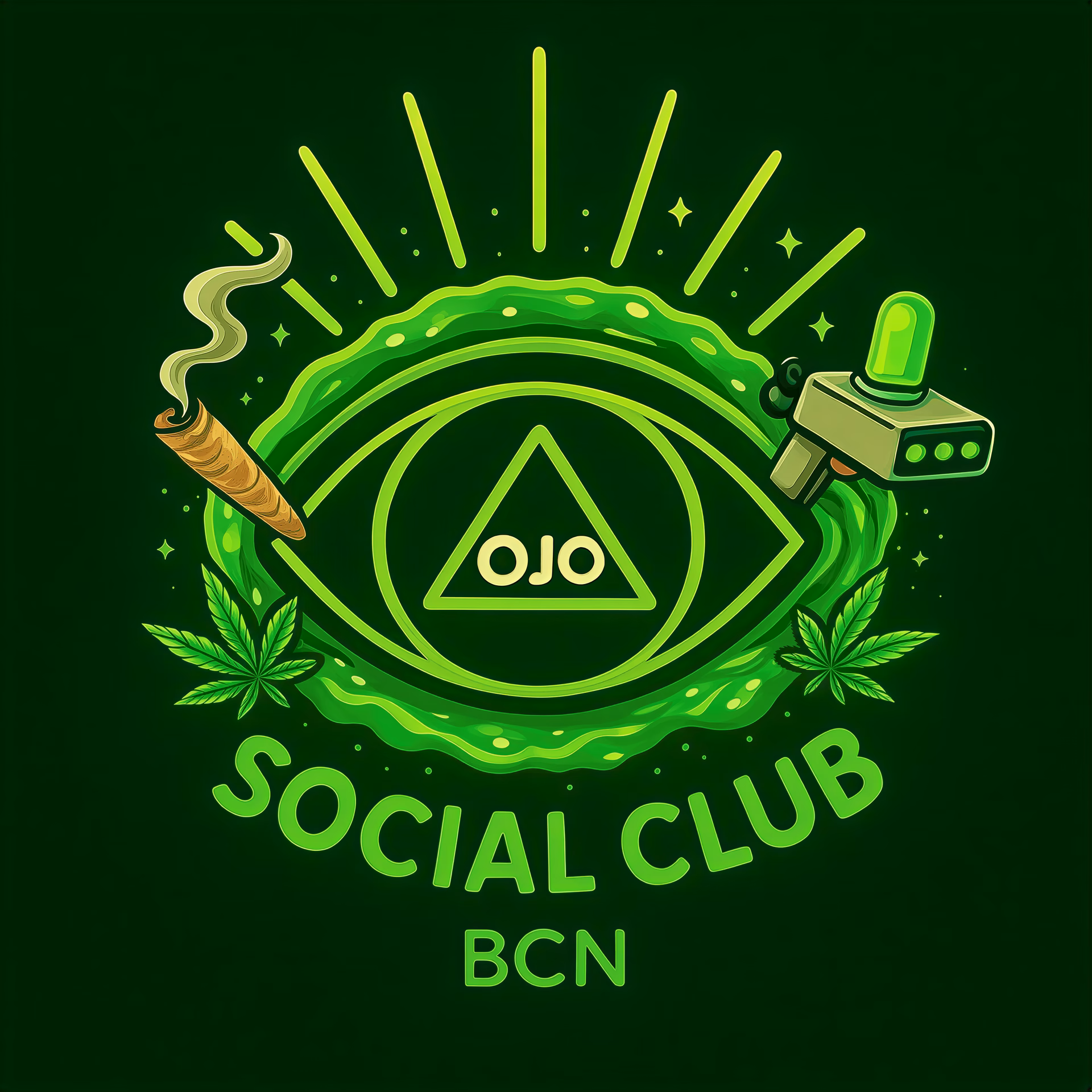 Cannabis Social Club OJO Social Club logo